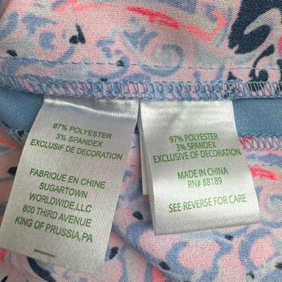 Lilly Pulitzer Angie Stretch Shift Dress In High Tide Navy Its For Shore Size 8 - Picture 15 of 16